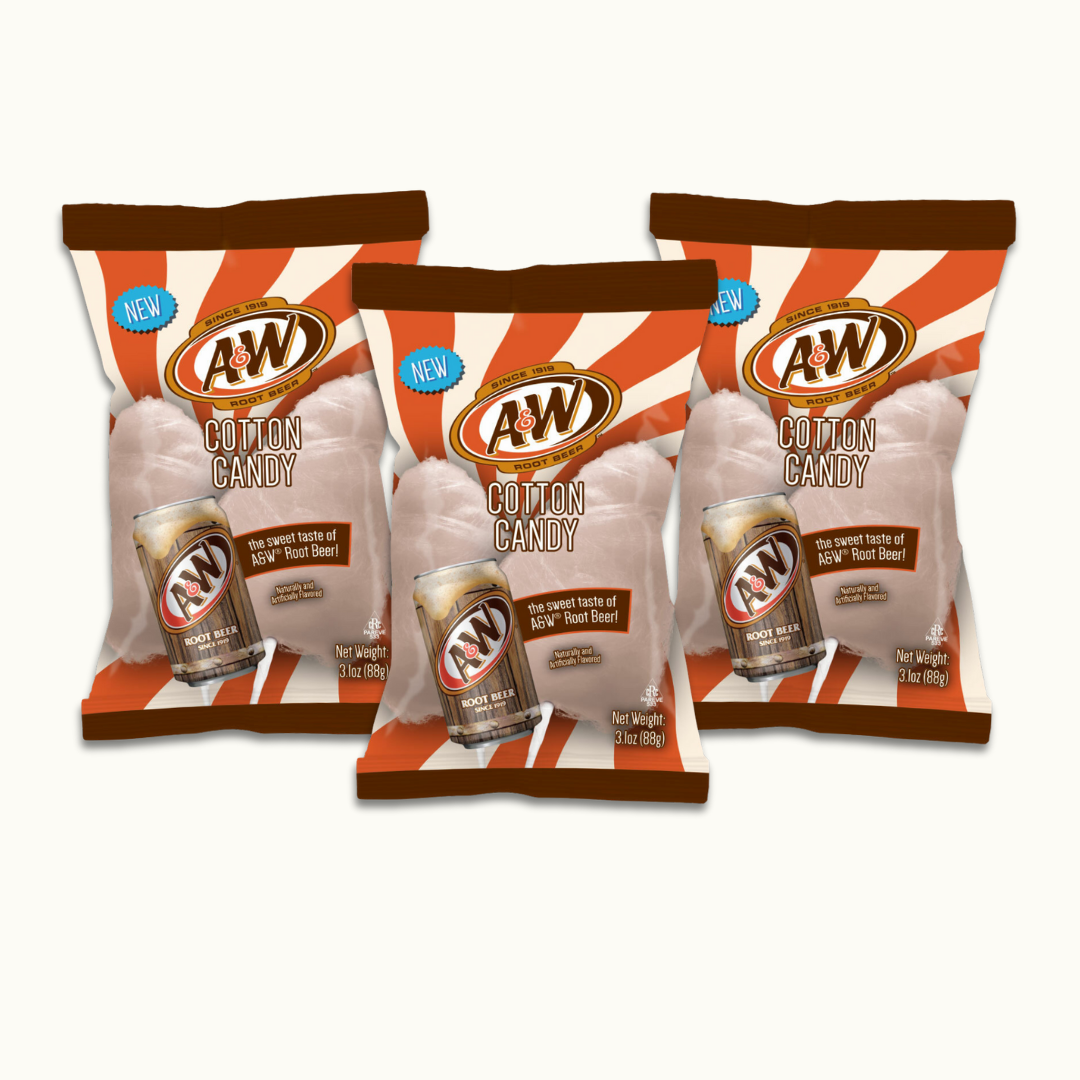 A&W Root Beer Cotton Candy 3.1oz