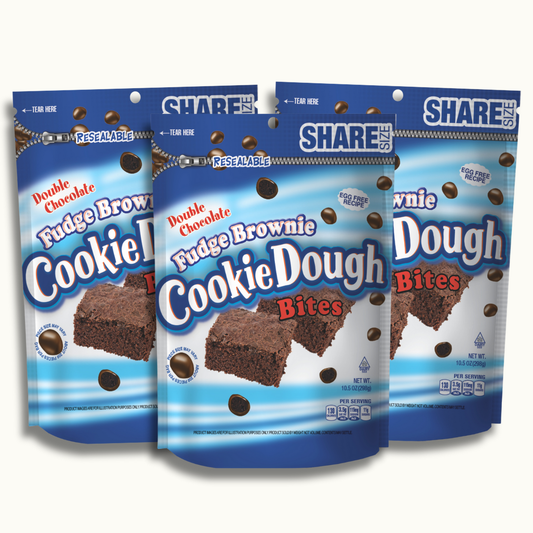 Fudge Brownie Cookie Dough Bites - 10.5oz bag - Crunch n Crave
