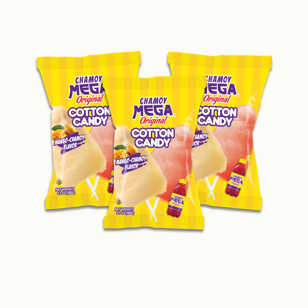 Mega Chamoy Original Cotton Candy 3.1oz bag - Crunch n Crave