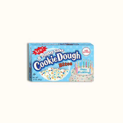 Birthday Cake Cookie Dough Bites - 3.1oz tbox - Crunch n Crave 