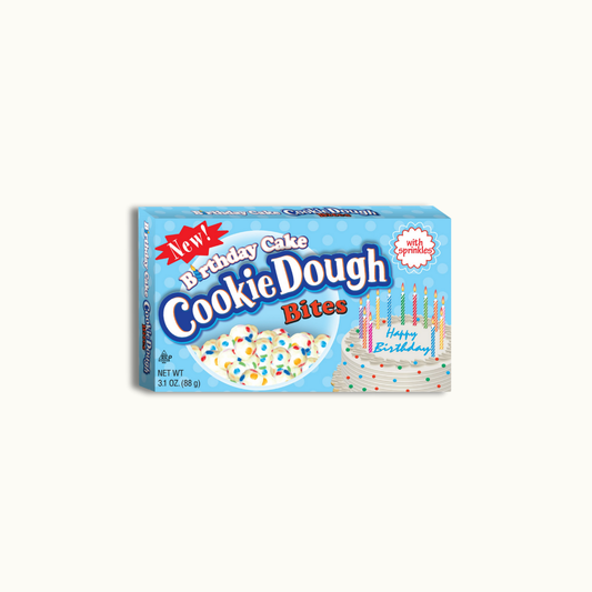 Birthday Cake Cookie Dough Bites 3.1oz box - Crunch n Crave 