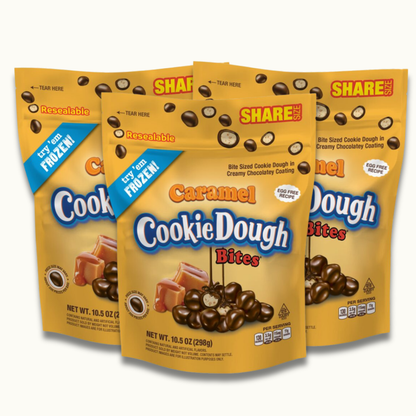 Caramel Cookie Dough Bites 10.5oz bag - Crunch n Crave 
