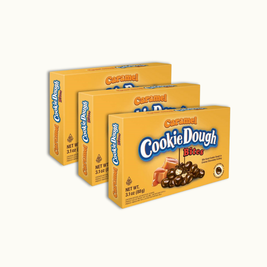 Caramel Cookie Dough Bites 3.1oz box - Crunch n Crave 