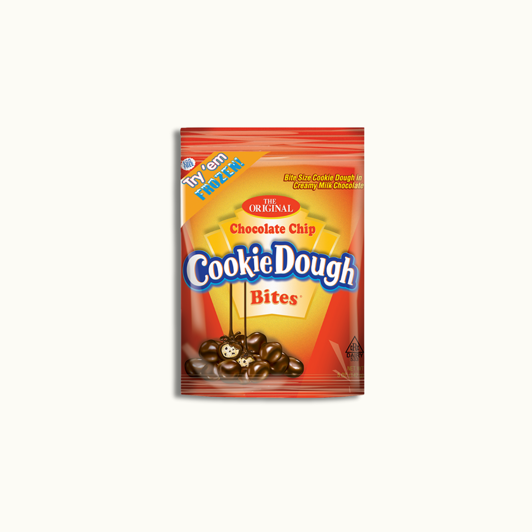 Chocolate Chip Cookie Dough Bites - 5oz peg bag - Crunch n Crave 