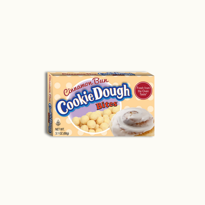 Cinnamon Bun Cookie Dough Bites - 3.1oz tbox - Crunch n Crave 