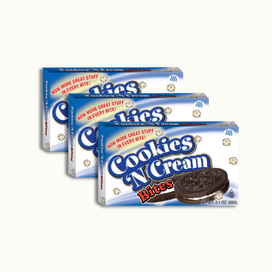 Cookies n Cream  Bites 3.1oz box - Crunch n Crave