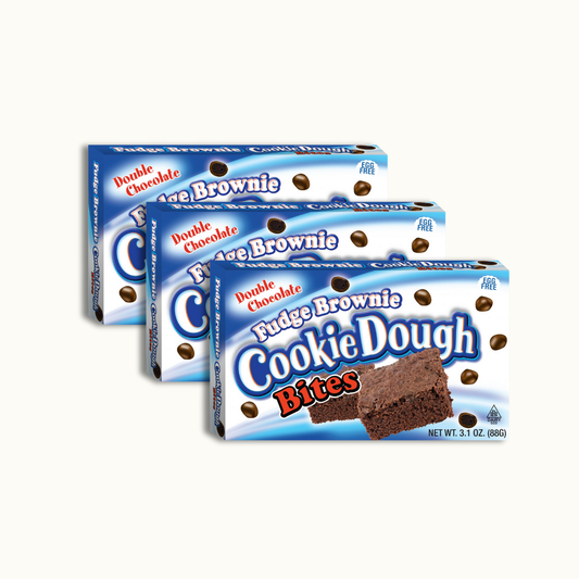 Fudge Brownie Cookie Dough Bites 3.1oz box - Crunch n Crave 