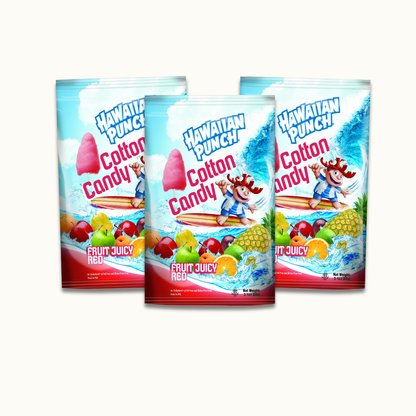 Hawaiian Punch Cotton Candy 3.1oz bag - Crunch  N Crave