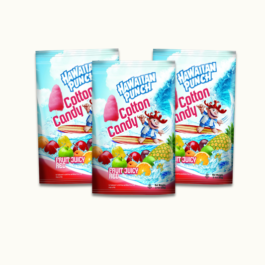Hawaiian Punch Cotton Candy 3.1oz bag - Crunch  N Crave