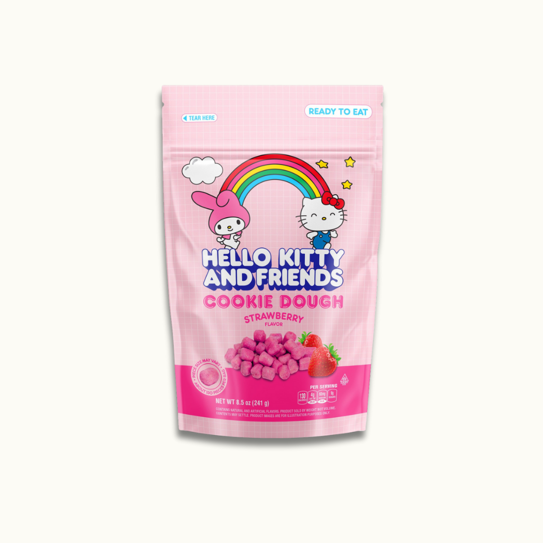 Hello Kitty and Friends Cookie Dough Strawberry 8.5oz bag - Crunch n Crave 