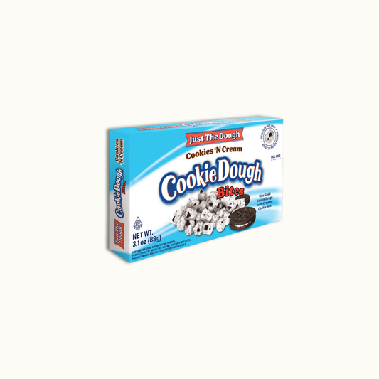 Just the Dough - Cookies n Cream - Cookie Dough Bites - 3.1oz box - Crunch n Crave