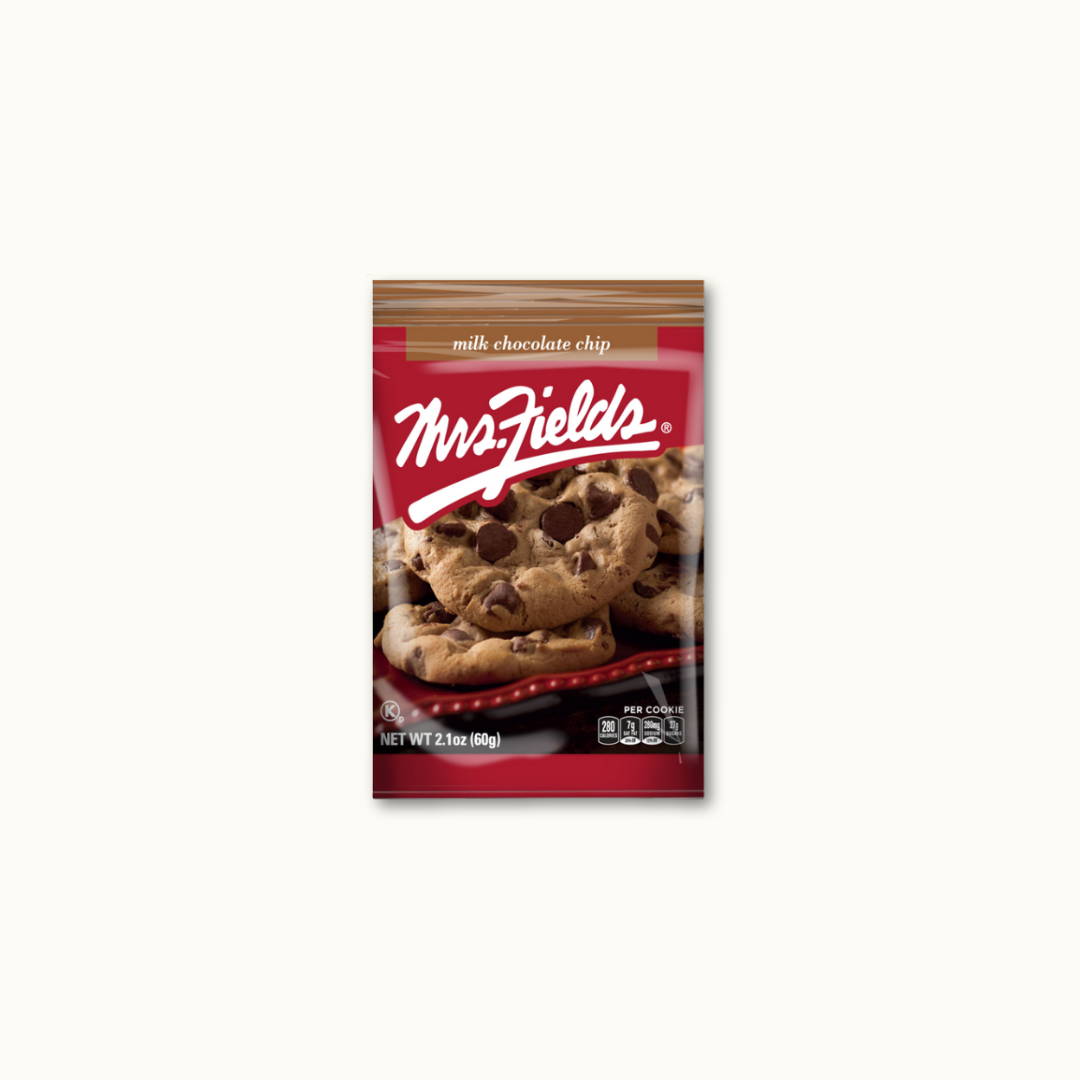 Milk Chocolate Chip - Mrs. Fields - 2.1oz  - Single Serve - Crunch n Crave
