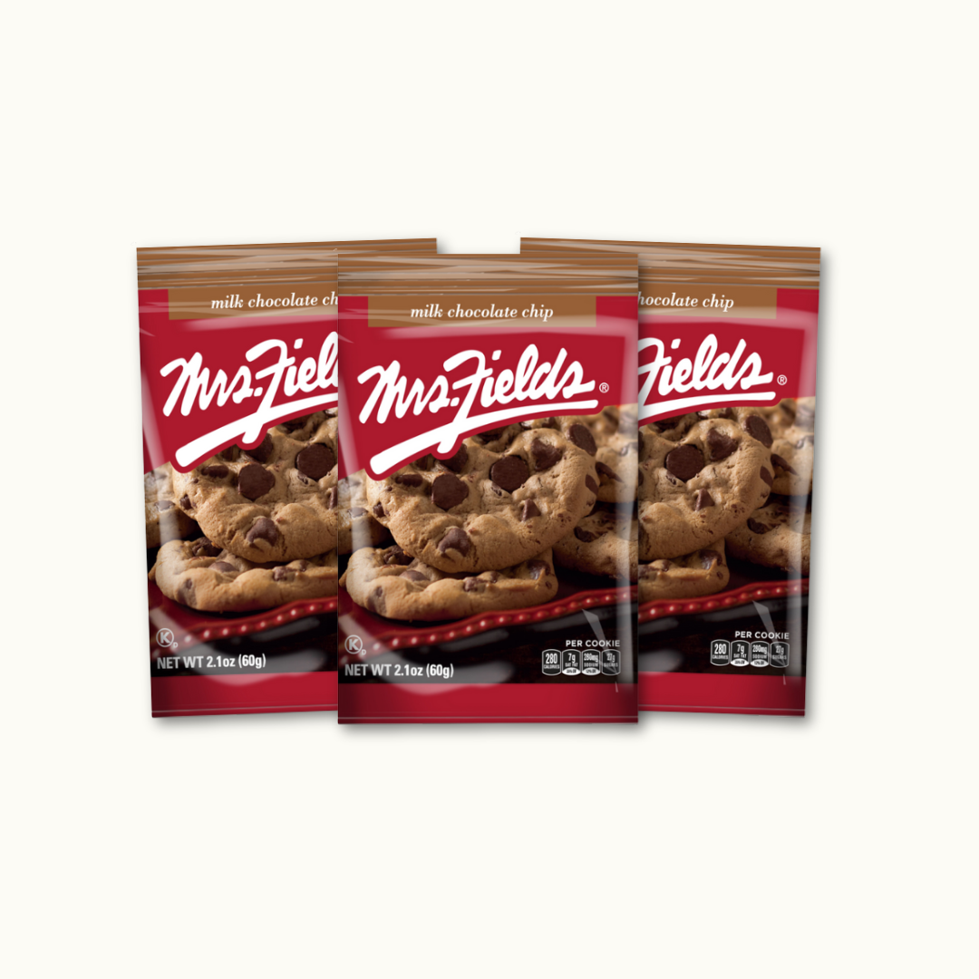 Milk Chocolate Chip - Mrs. Fields - 2.1oz - Single Serve  - Crunch n Crave 