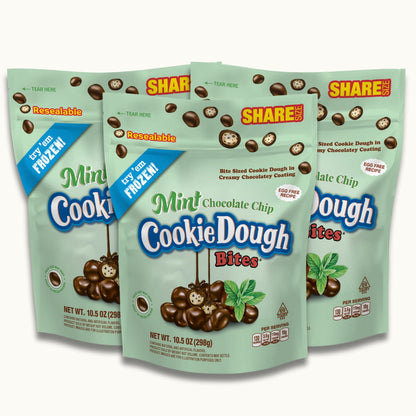 Mint Chocolate Chip Cookie Dough Bites 10.5oz Share Size - Crunch n Crave