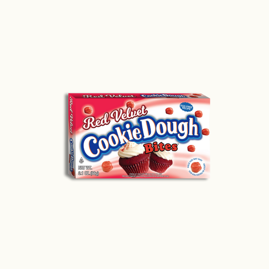 Red Velvet Cookie dough bites - 3.1oz tbox - Crunch n Crave 