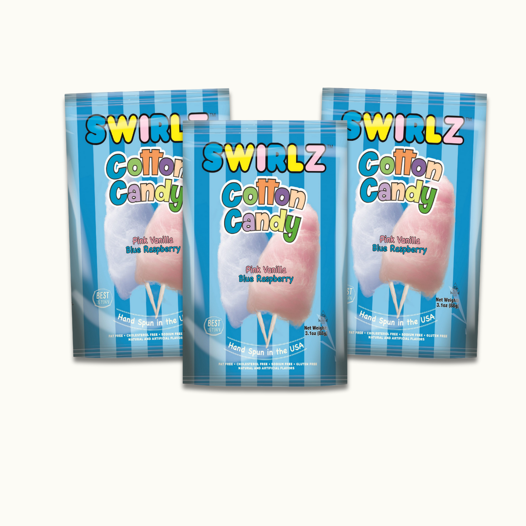 Swirlz Cotton Candy 3.1oz bag - Crunch n Crave