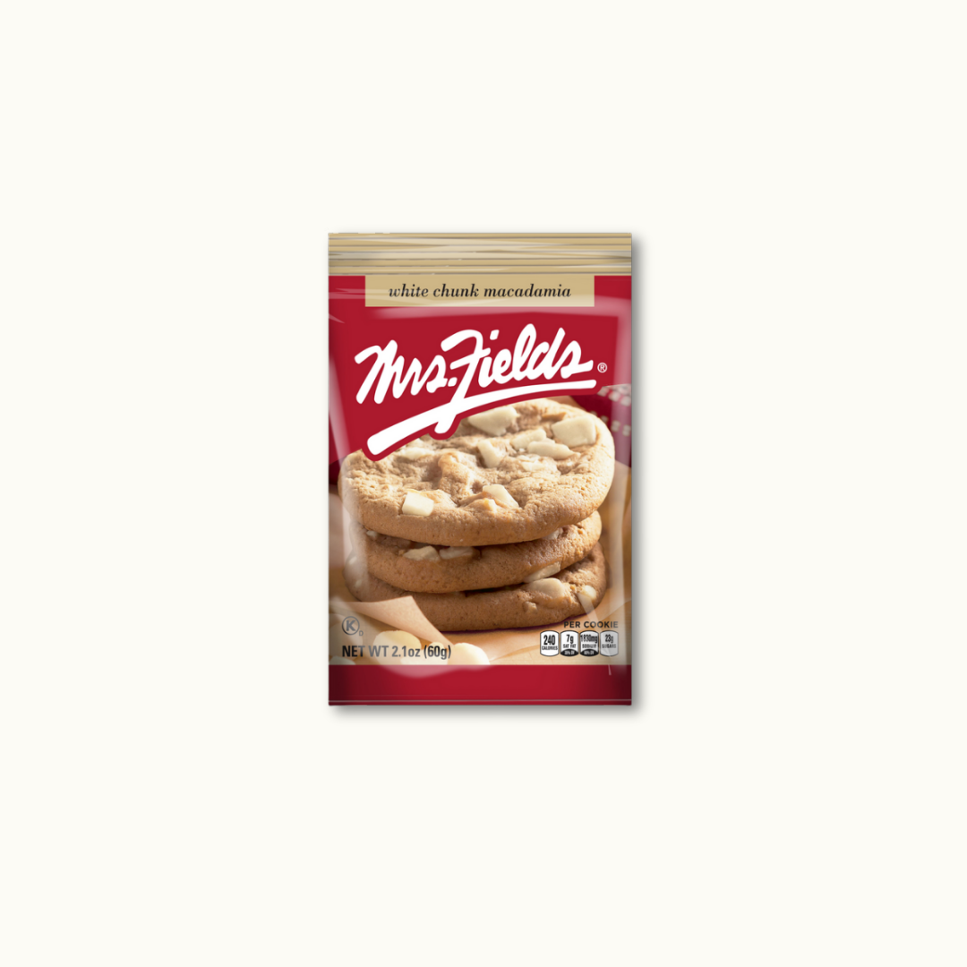 White Chunk Macadamia Mrs. Fields 2.1oz  Single - Crunch n Crave 