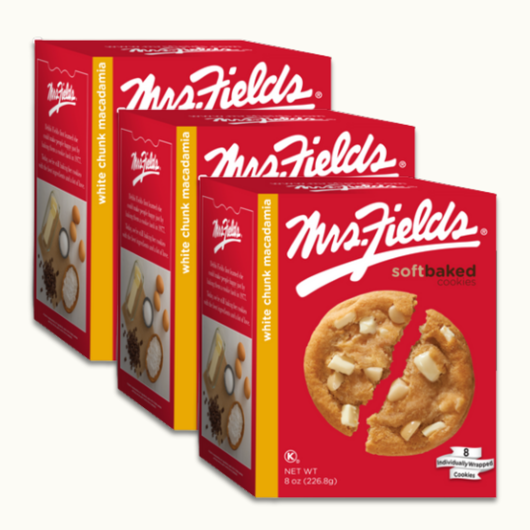 White Chunk Macadamia - Mrs. Fields - 8oz Multi Pack- Crunch n Crave 